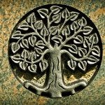Tree of Life Engraving on a tombstone