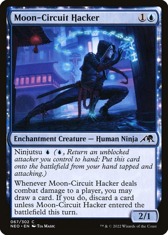 Moon-Circuit Hacker from Magic The Gathering