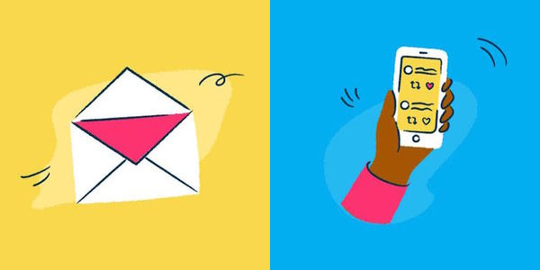 Writing for email vs. writing for social media