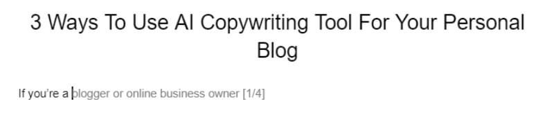 HyperWrite TypeAhead used in a Google Doc