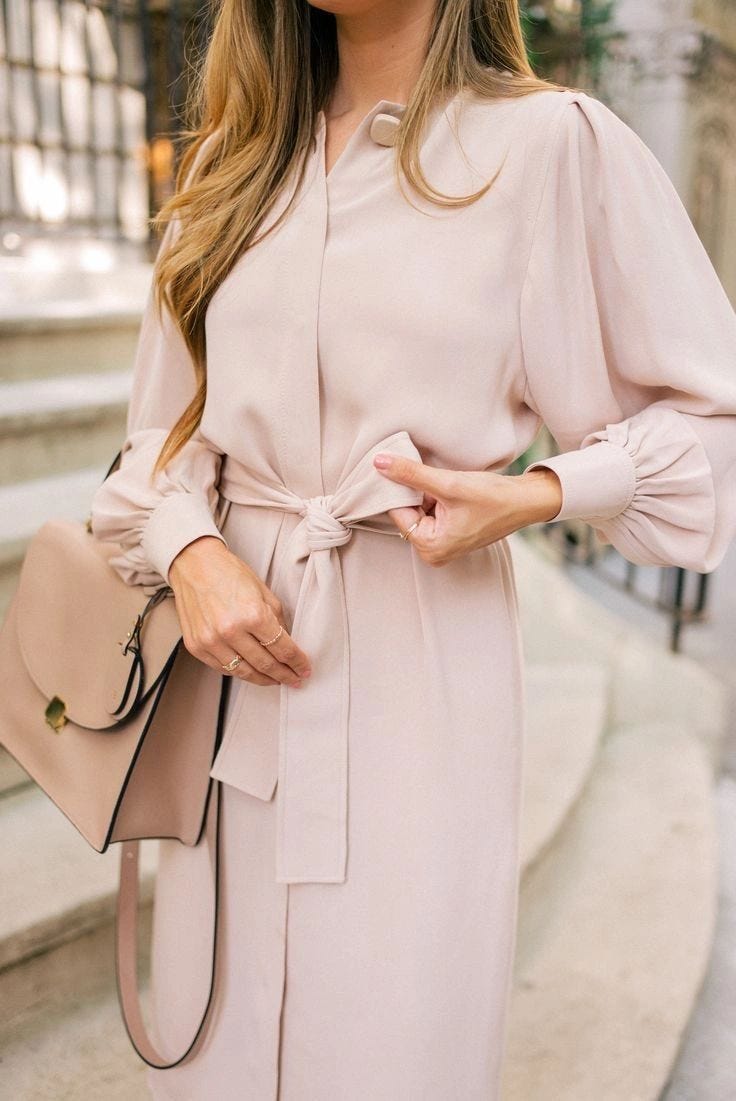 Modesty does not equal frumpy. Look at how elegant and class this dress is!
