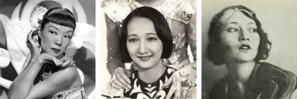 black and white photos of Jadin Wong, Mary Wong, and Laska Winter