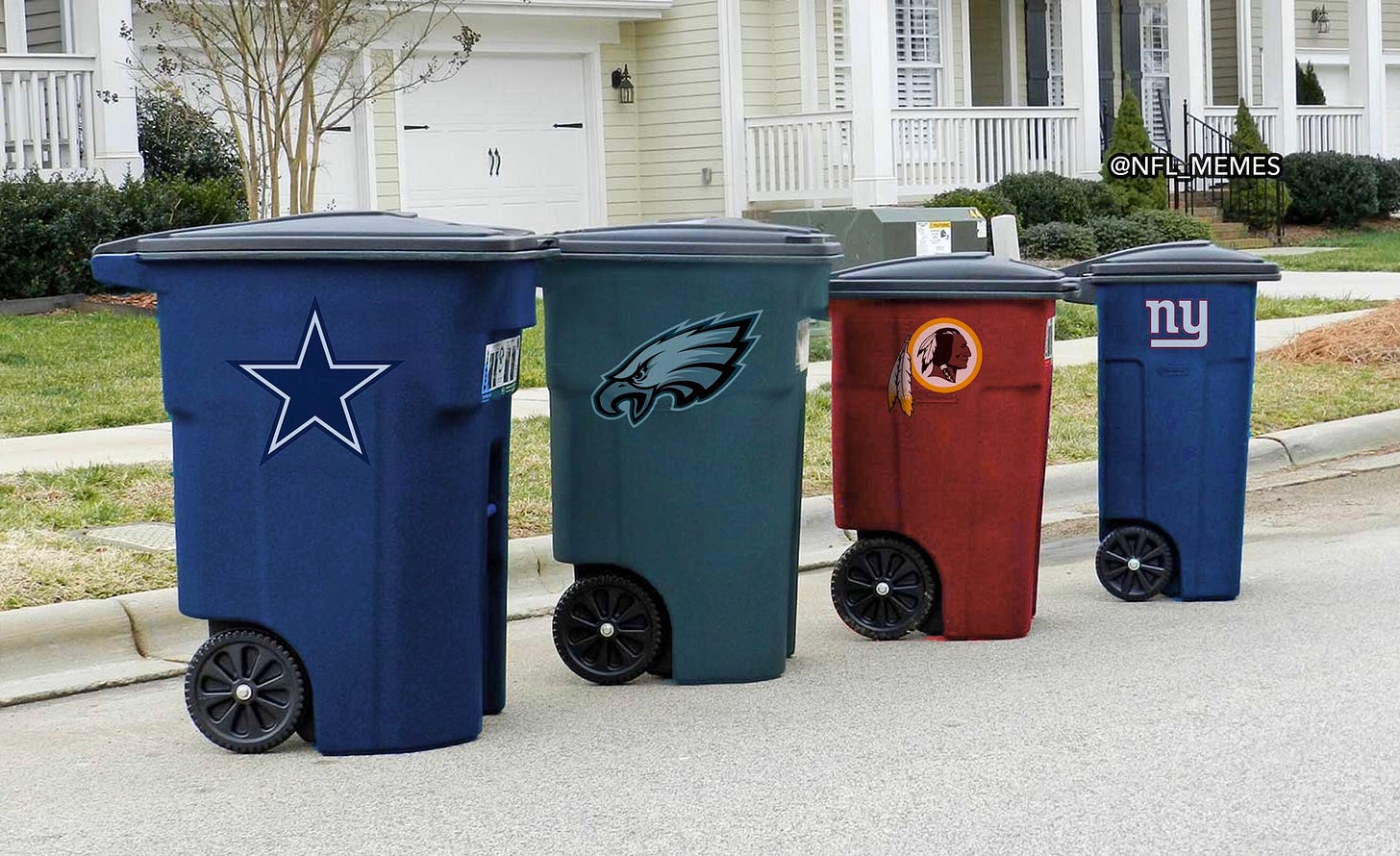 NFL Memes on Twitter: "Updated NFC East standings:… "