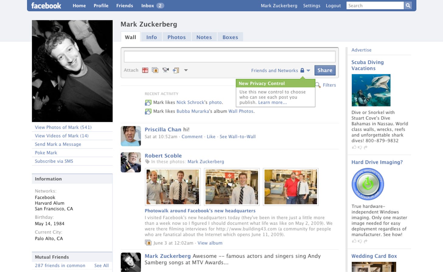Facebook's 11th Year: Every Profile Page Update in the Last Decade | Time