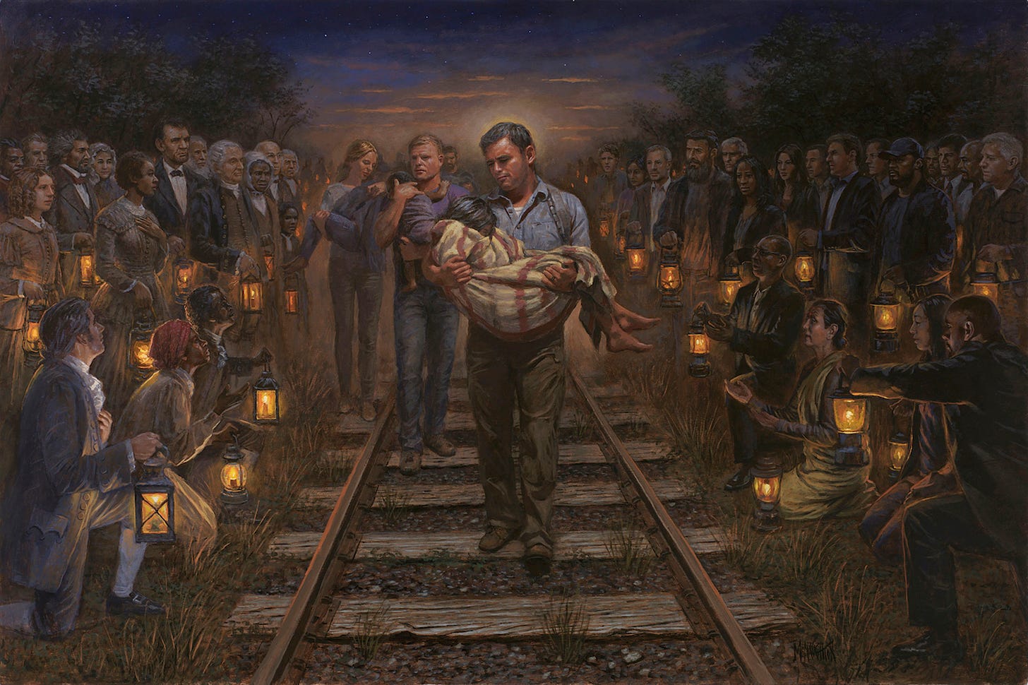 Controversial Utah artist's new painting pays tribute to 'contemporary  abolitionists,' but critics call it exploitative and culturally clueless