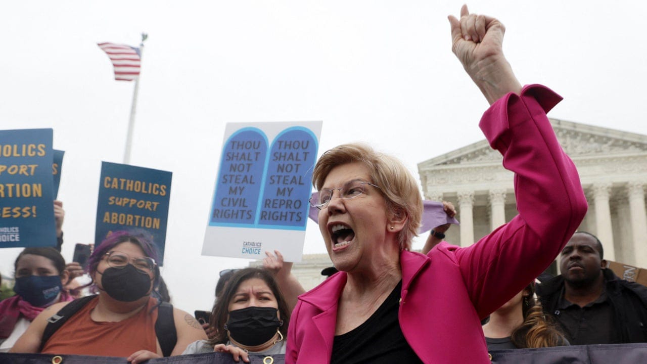 I am angry!': Elizabeth Warren lambasts supreme court after draft abortion  opinion leak – video | US news | The Guardian