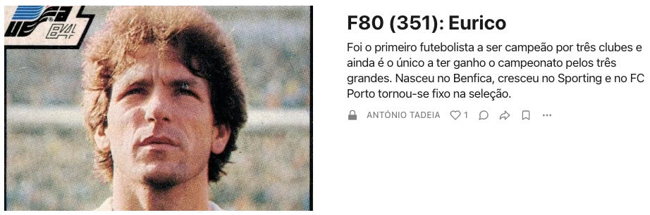F80 (351): Eurico - António Tadeia