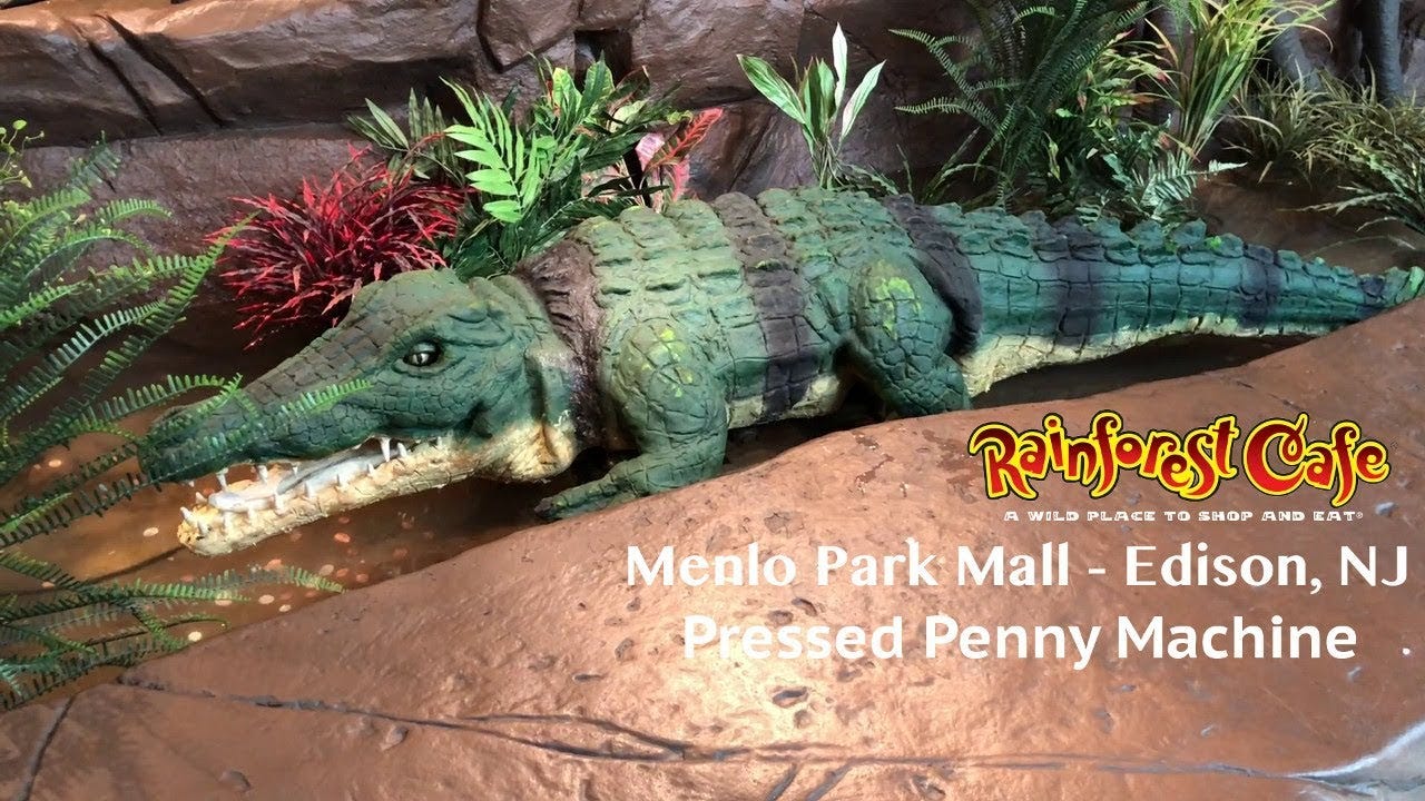 Rainforest Cafe Pressed Pennies - Menlo Park Mall New Jersey - YouTube