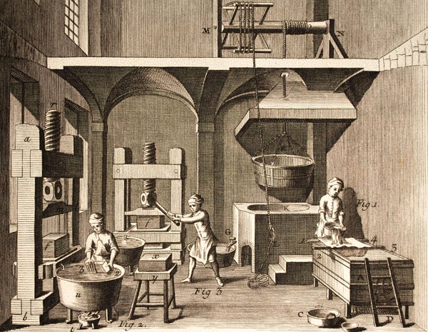 Usage of screwpresses in Dutch papermaking