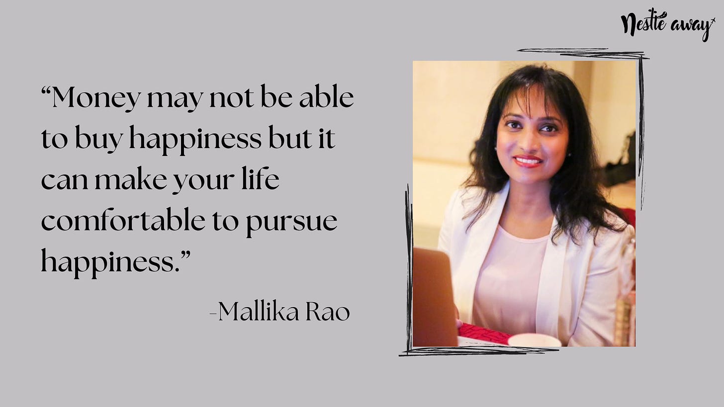 Mallika Roa on women's financial independence