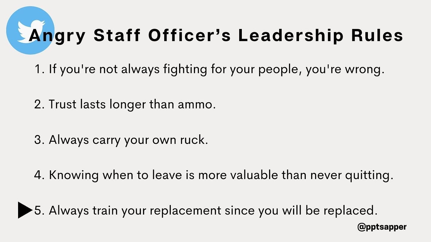 Angry Staff Officer’s five rules for army officers