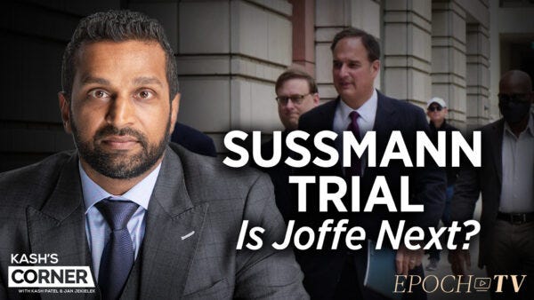 Dentro del juicio de Michael Sussmann: Kash Patel habla sobre la 'sorpresa de octubre';  Testimonio de un empleado de Fusion GPS;  Rodney Joffe |  Rincón de Kash