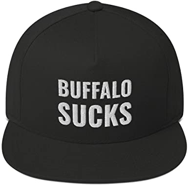 Buffalo Sucks Hat (Embroidered Snapback Cap) Anti Sports Team Black at  Amazon Men's Clothing store