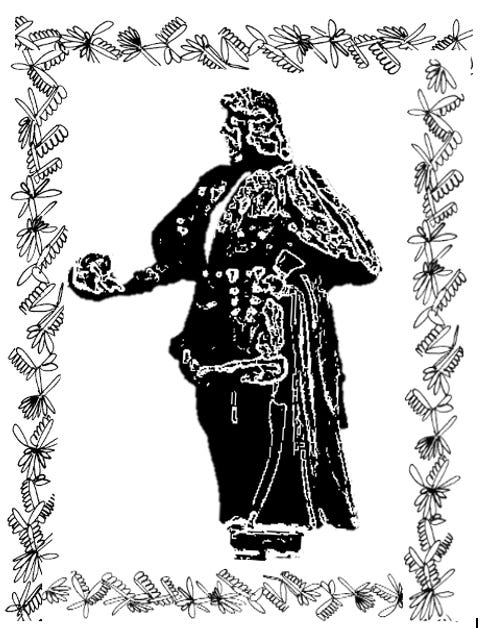 Hamlet illustration - logo for PODCAST OF THE ABSURD