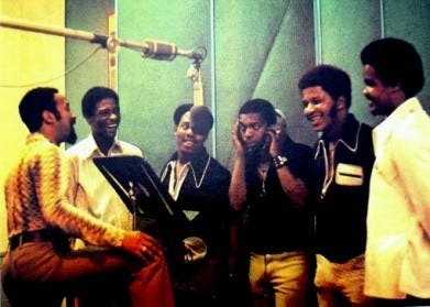 Thom Bell (left) and the Stylistics 
