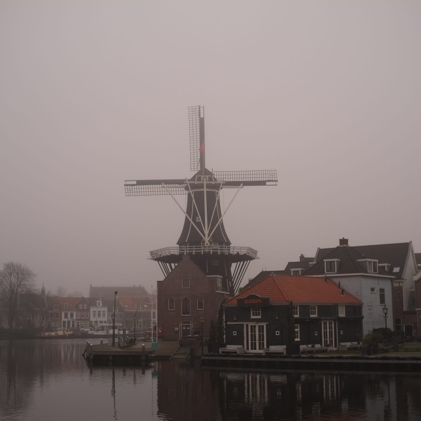 a windmill in Haarlem