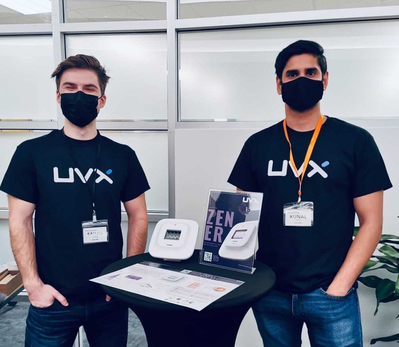 UVX co-founders Saimir (left) and Kunal