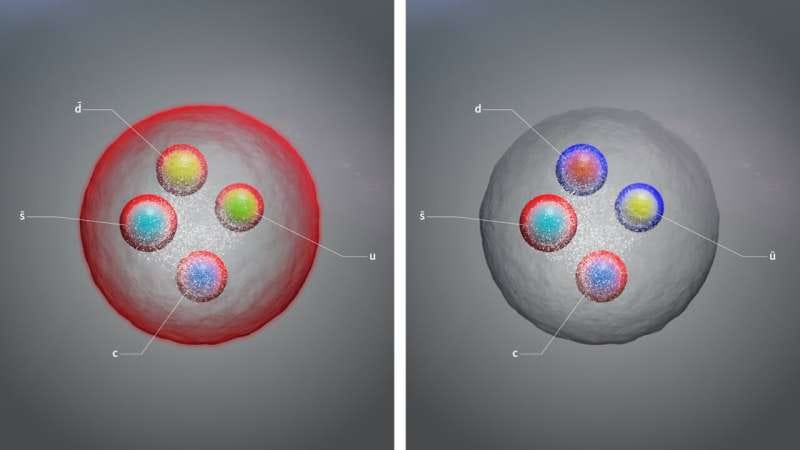 LHCb ha descubierto tres nuevas partículas exóticas: un pentaquark y el primer par de tetraquarks