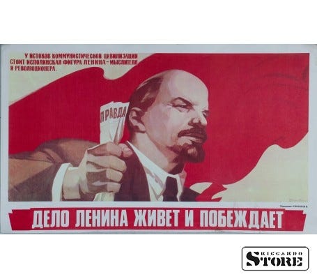 “Lenin’s cause is alive and winning”