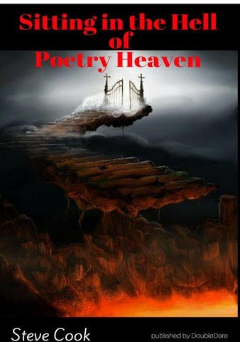 Cover of "Sitting in the Hell of Poetry Heaven by Steve Cook"