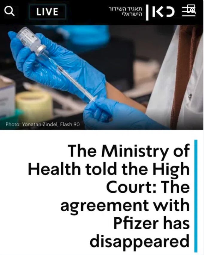 The Ministry of Health of Israel: “We cannot locate the signed agreement with Pfizer. It has gone missing.” Https%3A%2F%2Fbucketeer-e05bbc84-baa3-437e-9518-adb32be77984.s3.amazonaws.com%2Fpublic%2Fimages%2Fa4d61814-73b6-4a15-a84a-77dbb8362885_682x852