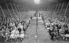 Old time tent camp meeting