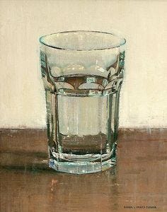 Image result for water in a glass painting famous