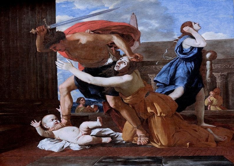 Nicolas Poussin: The Massacre of the Innocents. Fine Art | Etsy