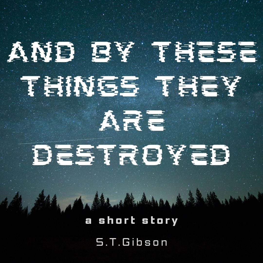 And By These Things They Are Destroyed, a short story by S.T. Gibson