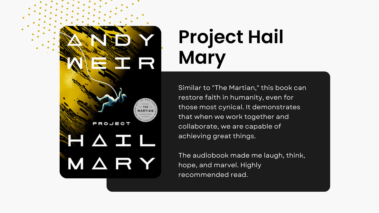 Project Hail Mary  Andy Weir