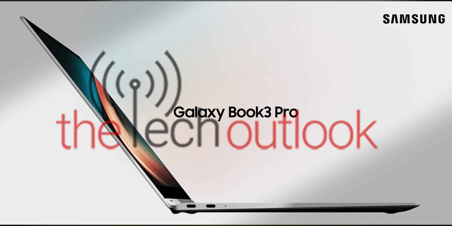 Alleged leaked image of Galaxy Book 3 Pro shows left side ports