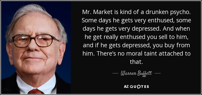 Mr. Market Has Quite a Temper