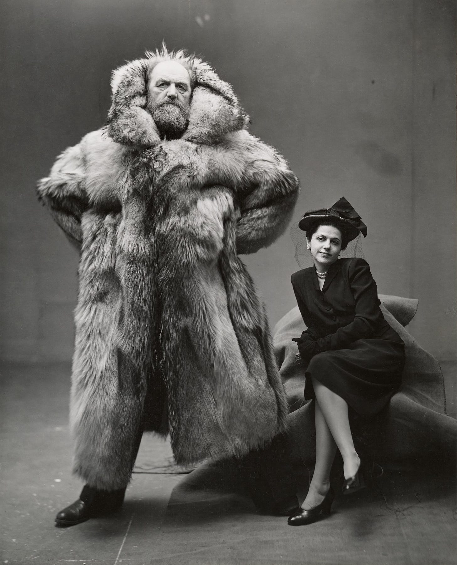 An Irving Penn Portrait for the Coldest Days of Winter: “Peter and Dagmar  Freuchen” | The New Yorker