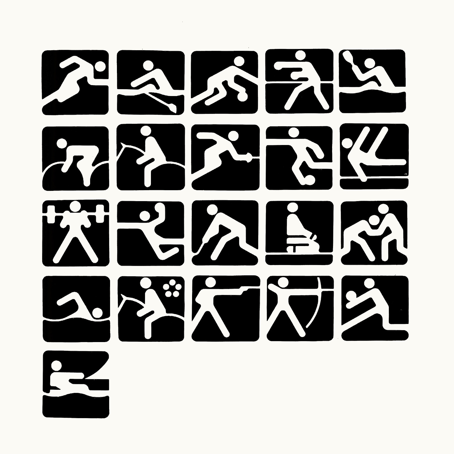 Moscow 1980 Summer Olympic Games, pictograms