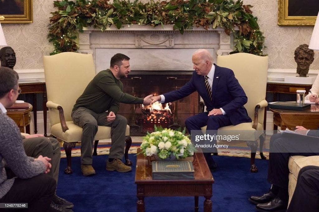 Joe Biden - Volodymyr Zelenskyy meeting at The White House