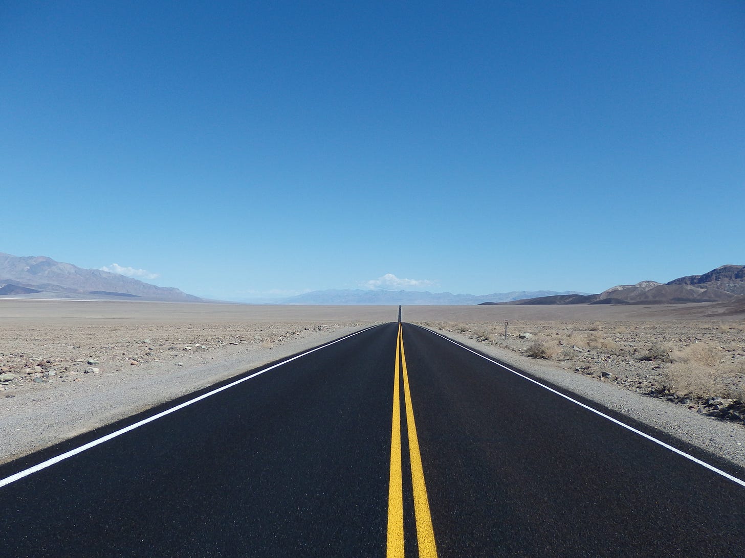 Highway in the desert