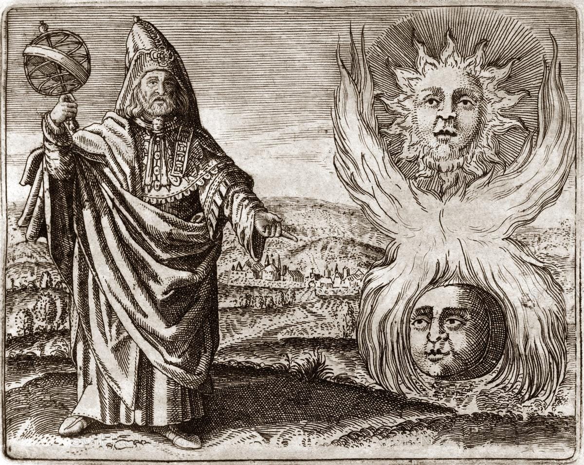 3922 - Reproduction print of Hermes Trismegistus - Museum of Witchcraft and  Magic