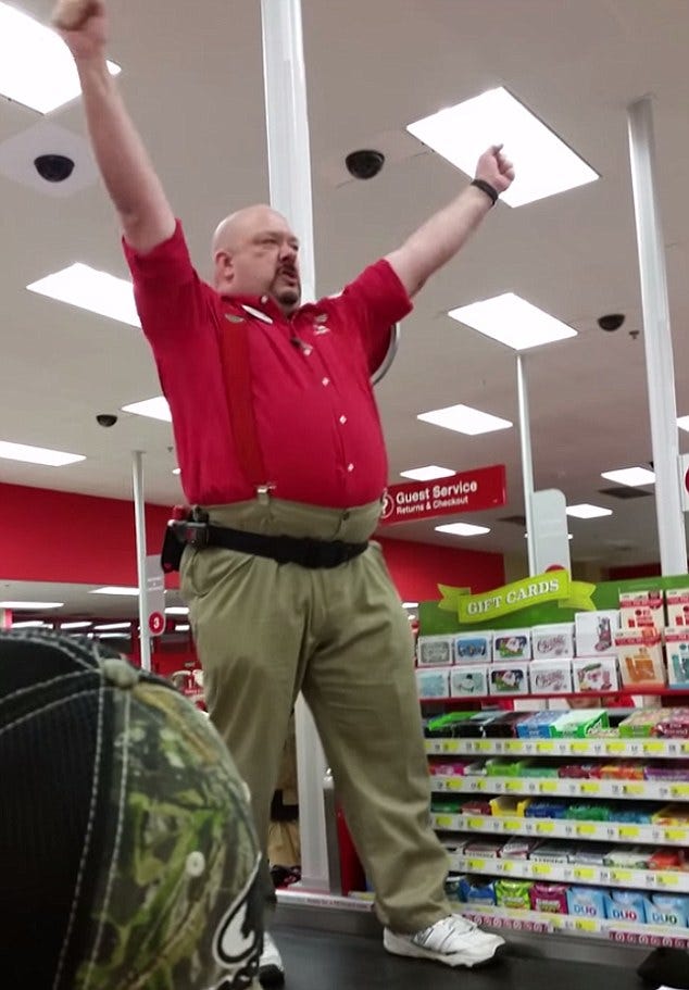 Target manager gives inspiring Black Friday motivation speech | Daily Mail  Online