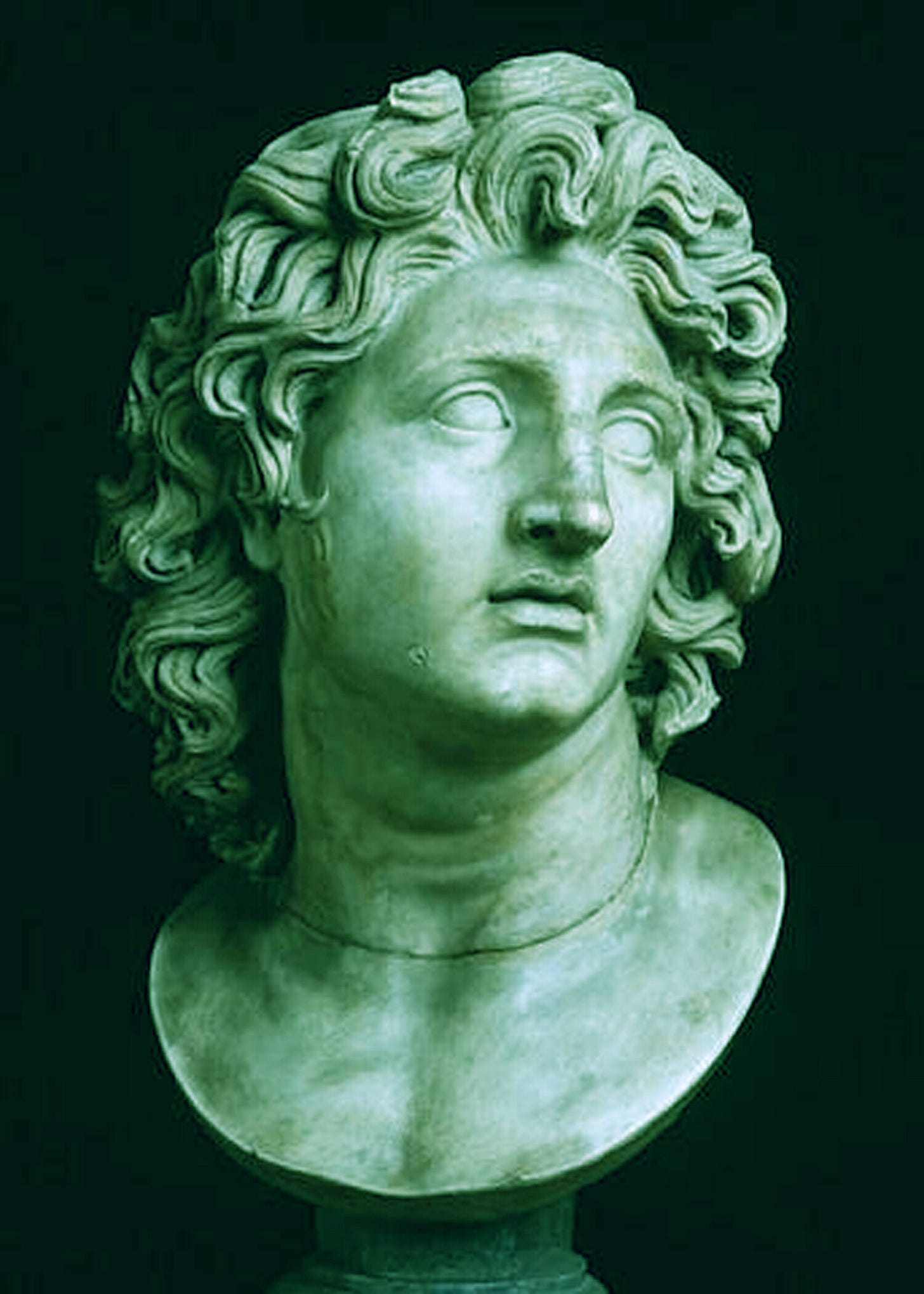 Alexander the Great Bust Statue