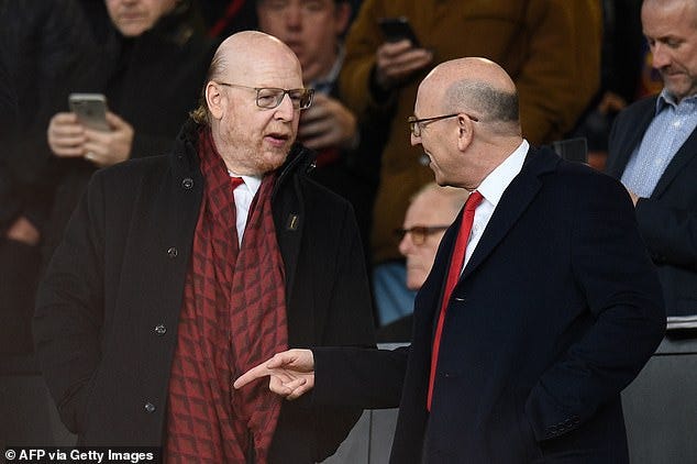 The Glazer family have put a price tag of around £3.75billion on Manchester United