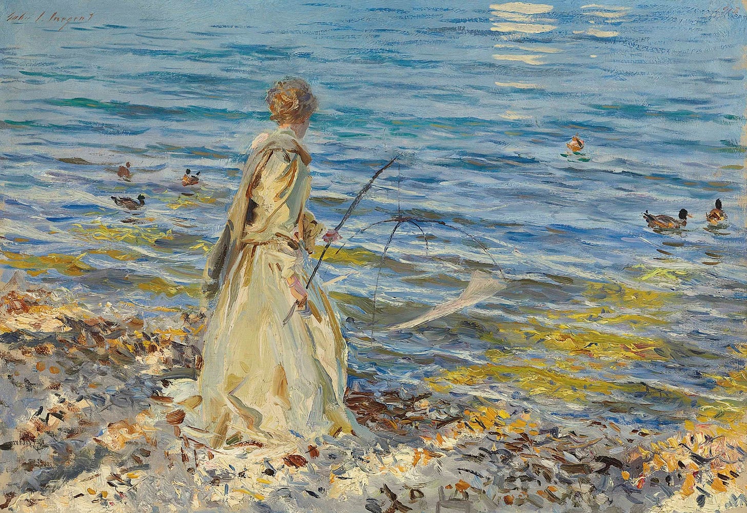 Girl Fishing (1913)