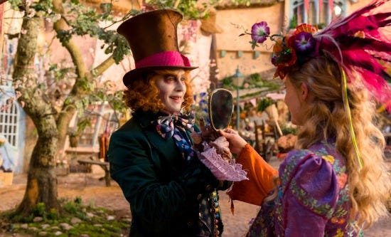 Alice Through the Looking Glass - inside