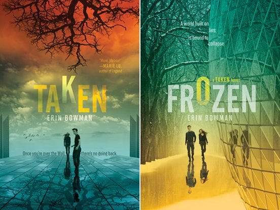 Taken and Frozen, side by side