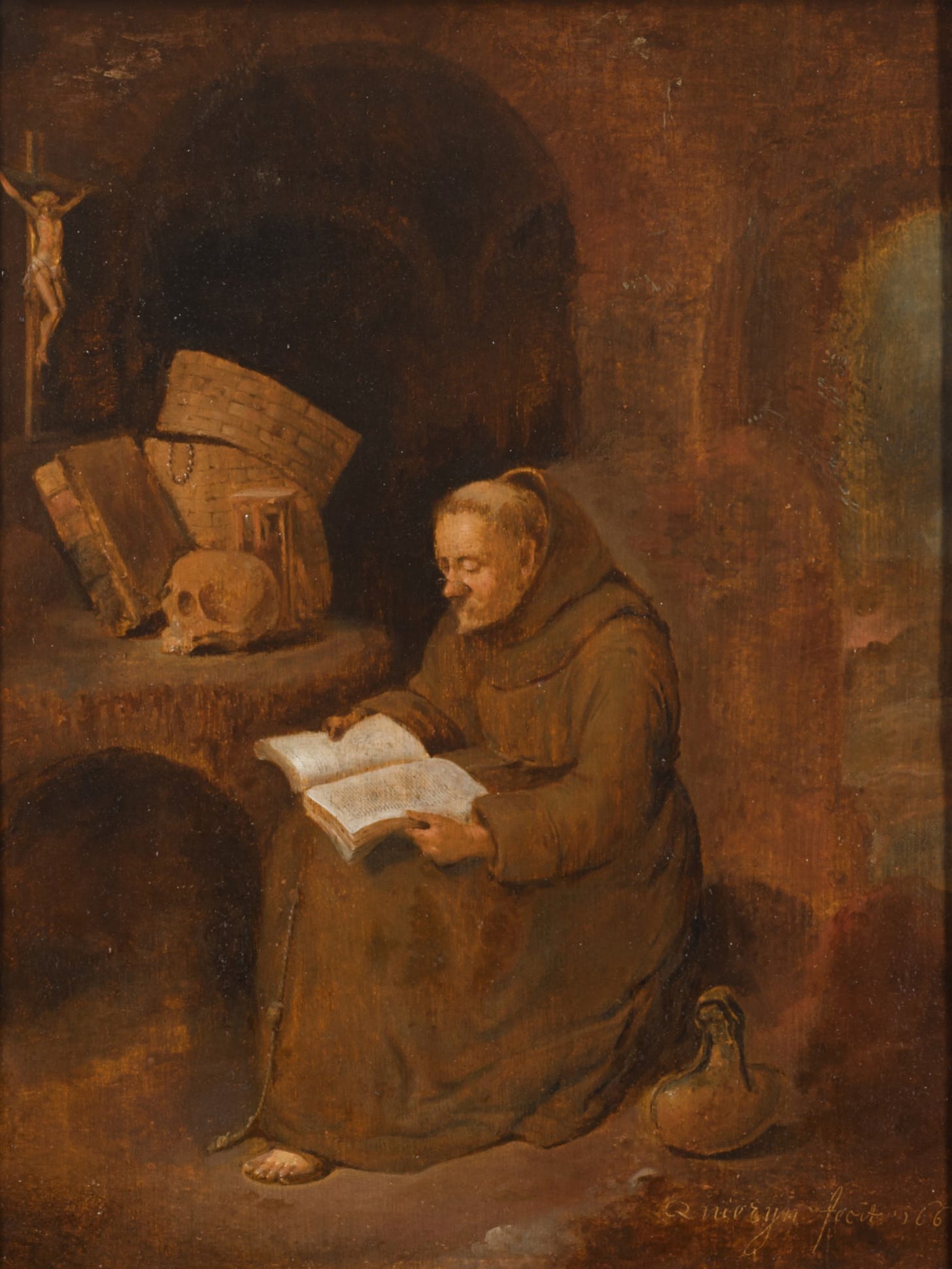 QUIRINGH GERRITSZ. VAN BREKELENKAM | A monk reading | Old Masters Online |  Part I: Property from the SØR Rusche Collection | Part II: Property from  Various Owners | Old Master Paintings | Sotheby's