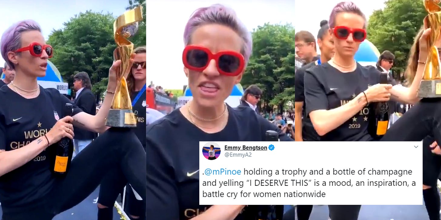 Image result from https://www.indy100.com/article/megan-rapinoe-i-deserve-this-trophy-champagne-womens-world-cup-8999296