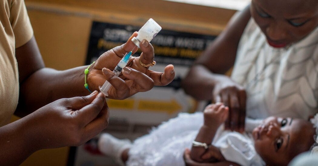 First Malaria Vaccine Approved by W.H.O. - The New York Times