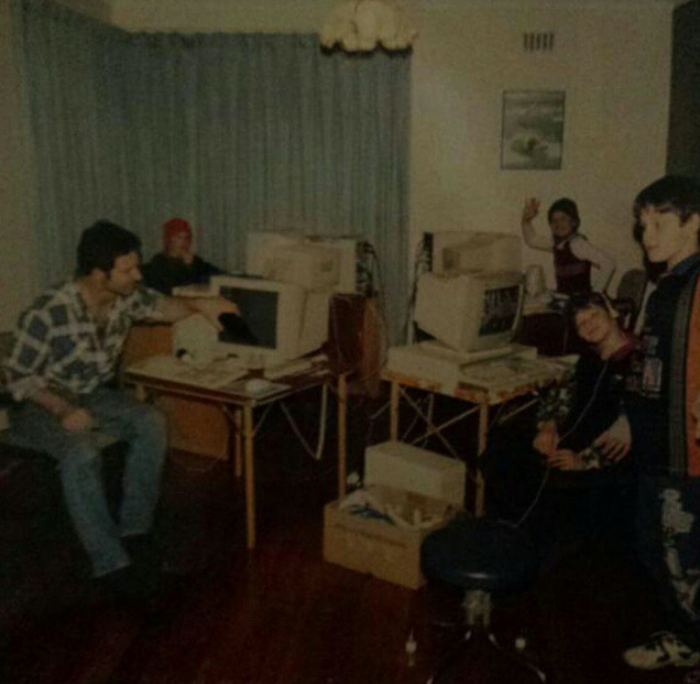 LAN Party at my house in 1998! : gaming