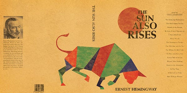 Book Cover: The Sun Also Rises on Behance