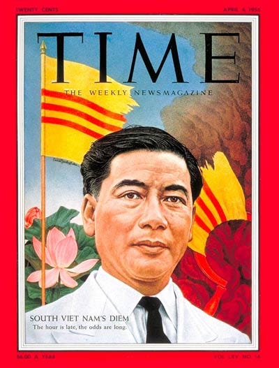 TIME Magazine Cover: Ngo Dinh Diem - Apr. 4, 1955 - Ngo Dinh Diem - Vietnam  War - Vietnam
