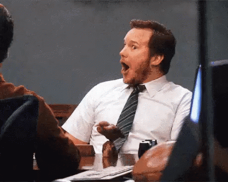 Chris Pratt as Andy Dwyer Gif from Parks & Rec
